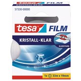 thumbnail of tesa Klebeband tesafilm Kristall-Klar 57330 Transparent 19 mm (B) x 33 m (L) PP (Polypropylen) Leise abrollbar