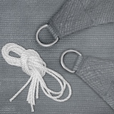 thumbnail of tectake Toldo de polietileno con forma de vela, gris - 5 x 5 x 5 m gris
