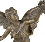thumbnail of Moritz Bronzefigur Siegesgöttin Viktoria Siegessäule Höhe 37 cm 2,8 kg Skulptur Statue Antik-Stil historisch Dekoration Vintage
