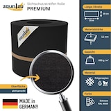 thumbnail of zaun|zu® Sichtschutzstreifen Premium für Doppelstabmatten Zaunblende Schwarz, 26m