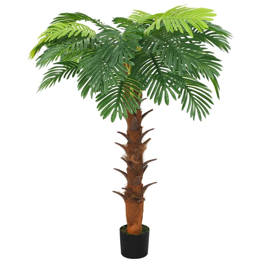 Künstliche Cycas-Palme mit Übertopf 160 cm grün.