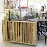 thumbnail of Séparateur d'Ambiances pour Terrasses avec Rambarde Pliable 150 x 12 x 75 cm