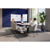 thumbnail of FRANKEN Flipchart, Beschreibbar, Magnetisch, Mobil, Mit Rollen und 2 Seitenarmen, Whiteboard mit Ständer, Papierhalterung und Stifteablage, 68 x 105