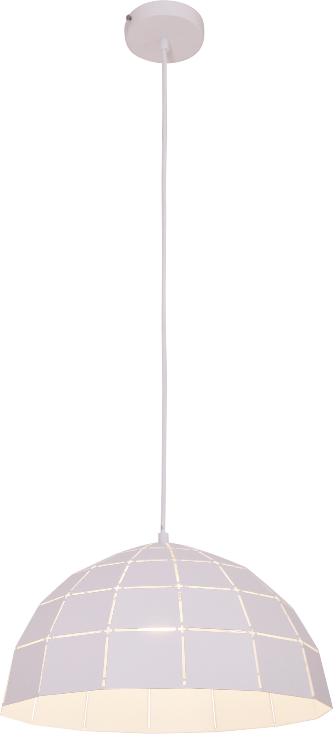 Näve Pendelleuchte "Alison" d:40cm weiß
