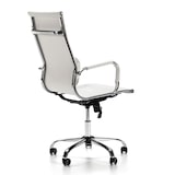 thumbnail of Fauteuil de Bureau Londres inclinable Blanc, Cuir synthétique