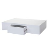 thumbnail of Wandregal Ilse | HxBxT 8x40x25cm | Regal Hängeregal mit Schublade | 40cm | Weiß
