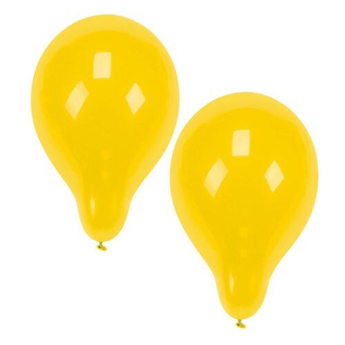 PAPSTAR, Ballonnen Ø 25 cm geel