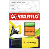 thumbnail of STABILO 3 surligneurs BOSS MINI jaune + orange + vert