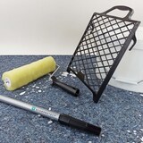 thumbnail of Scorprotect® Farbroller-Set 4-teilig mit Teleskopstange und Gitter