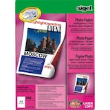 thumbnail of Fotopapier Laser/Kopier A4 170g/qm weiß glänzend VE=20x100 Blatt