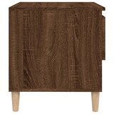 thumbnail of Table de chevet Chêne brun 50x46x50 cm Bois d'ingénierie – Modèle Lyrique Nuit