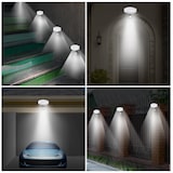 thumbnail of DEUBA® LED Solarlampe mit Bewegungsmelder Strahler Akku Panel Außenlampe Außenleuchte Wand Außen Garten