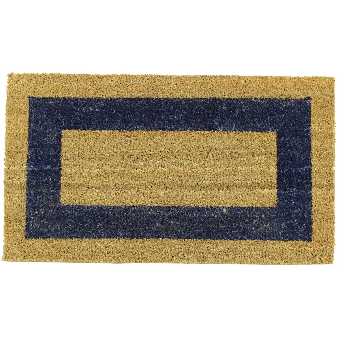 FELPUDO coco CENEFA 60x100 azul, TESAR