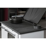 thumbnail of Stufa cucina riscaldamento a legna con forno struttura in acciaio 9,06 kW Popular -  Beige