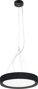 thumbnail of PLATE – 30W LED-Pendelleuchte IP40 CRI90, CCT-Schalter 2700-3000-4000K, schwarze Aluminiumstruktur - Rossini Illuminazione