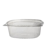 thumbnail of DayBays 400 Stk. Klappschale Oval 1000 ml VP 184x158x66 mm RPET Transparent mit anhängendem Deckel