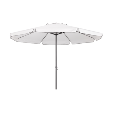 Tarrington House parasol Mérida blanco con solapa de 4 metros