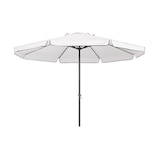 thumbnail of Tarrington House parasol Mérida blanco con solapa de 4 metros