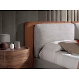 thumbnail of Angel Cerdá  Bett aus Stoff, Kunstleder und Stahl 7123C