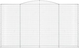thumbnail of vidaXL Gabionen mit Hochbogen 6 Stk. 400x30x220/240cm Verzinktes Eisen