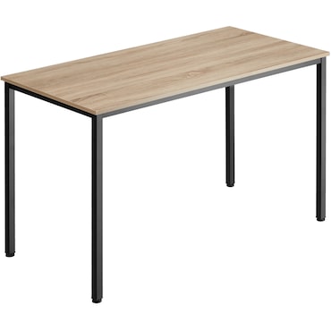 tectake Scrivania Vanport 120 x 60 x 75,5 cm - Industriale legno chiaro, rovere Sonoma - 404420