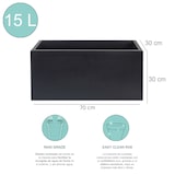 thumbnail of WellHome - Topf 70x30x30cm Rodri in Anthrazit