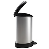 thumbnail of Poubelle à pédale aspect métal 20 L Curver