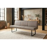 thumbnail of KAWOLA Esszimmerbank ELEEN Leder grau 203cm