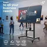 thumbnail of ONKRON Profesional Soporte TV con Ruedas 50"-100", Soporte Pantalla Móvil 120 kg - Mueble TV Máx VESA 1000x600 / Carrito de TV Ajustable TS1991-B