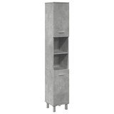 thumbnail of vidaXL Badezimmerschrank Betongrau 30x30x179 cm Holzwerkstoff