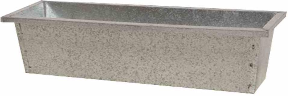 SIENA GARDEN   Blumenkasten, silber, 50x18,5x11,5 cm