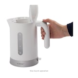 thumbnail of Bomann WK 5012 CB Hervidor Agua Eléctrico, 1,8 L, sin BPA, Resistencia Oculta, Inalámbrico, Apagado Automático, Blanco, 2200W