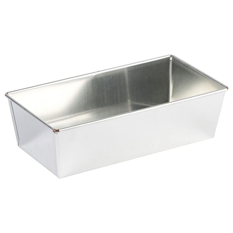 Gobel - Moule à pain rectangulaire - fer blanc - 240 x 120 mm dim ext / 220 x 100 mm dim int - h70 mm - 134010