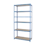 thumbnail of PROREGAL Schwerlastregal Giant Muli | HxBxT 250x110x50cm | Fachlast 200kg | Blau | Stecksystem Lagerregal Regalsystem Steckregal