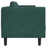 thumbnail of vidaXL Sofa mit Kissen 2-Sitzer Dunkelgrün Samt