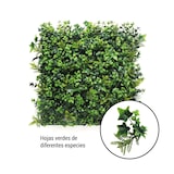 thumbnail of Bonerva | Jardín Vertical Tropical | Pack 4 Piezas 50x50cm (1m²)| Planta artificial decoración de restaurante, oficina y hotel| MAL1210