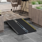 thumbnail of HOMCOM Rampa per Sedia a Rotelle Pieghevole in Alluminio Nero