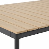 thumbnail of Gartentischset aus Metall und Polywood mit 8 grauen Stühlen