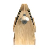 thumbnail of DanDiBo Flaschenträger 6 Flaschen Holz Bierträger mit Flaschenöffner 93945 Männerhandtasche
