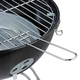 thumbnail of Relaxdays Kugelgrill, tragbar, Ø 37 cm, Picknickgrill für Garten & Park, Holzkohlegrill mit Deckel, Rundgrill, schwarz