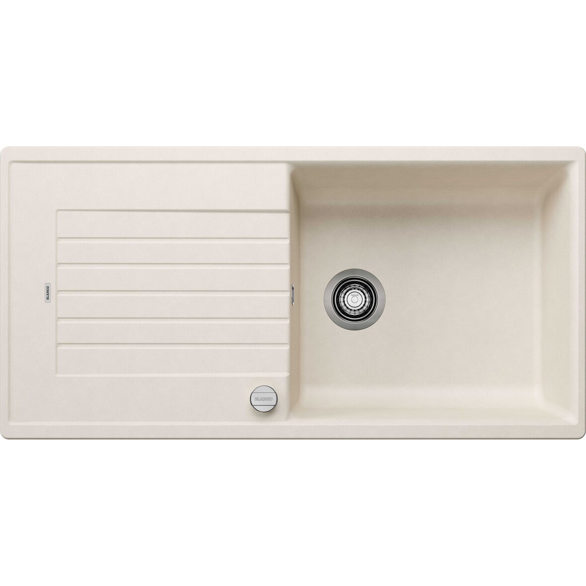 BLANCO ZIA XL 6 S Einbauspüle SILGRANIT softweiß ab 60 cm Excenter