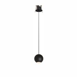 thumbnail of BORA Stars hanglamp bolvormig LED 8,5W 36º 2700K in mat zwart voor professionele en residentiële accentverlichting in het interieur van de woning