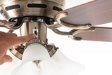 thumbnail of Deckenventilator Kisa Deluxe MA Rosenholz / Walnuss mit Licht 105