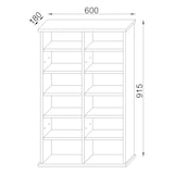 thumbnail of Galerie Regal , CD-Turm 12 Regale schwarz.