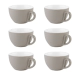 thumbnail of APS set van 6 cappuccino kopjes in grijs Ø 10.5 cm, H: 6.5 cm, 300 ml