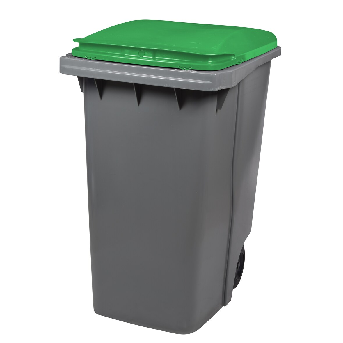 ROSSIGNOL Poubelle conteneur 2 roues 340L KOROK gris/vert