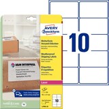 thumbnail of Wetterfeste Versandetiketten, 99,1 x 57 mm, weiß, Polyester, Laser s/w, Farblaser