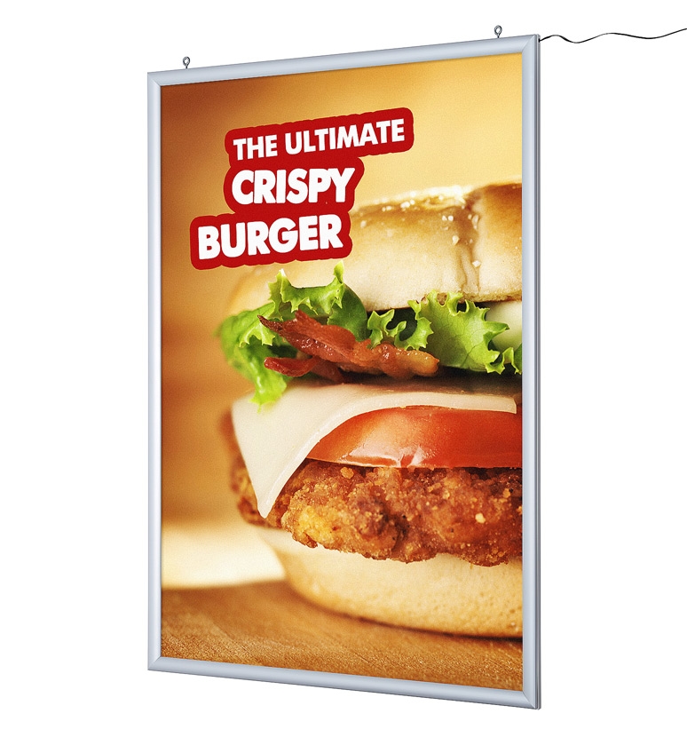 Showdown Displays LED-Leuchtrahmen Doppelseitig DIN A0