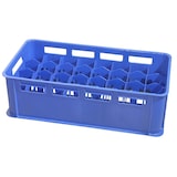 thumbnail of Glazendrager, blauw, 23 cm hoog, voor 0,3 à 0,4 L