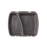 thumbnail of greenbox - Mehrweg Menübehälter "Häppy Box" 24,5 x 20 x 4,5 cm, 2 Kammern, HP4/2, Pfeffer / grau, 15 St.